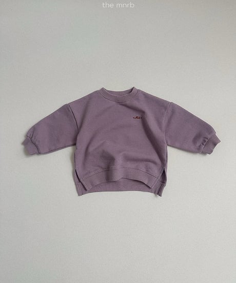 予約minirobe Unbal man to man tee