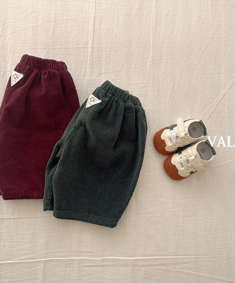予約 valubebe Pantteok corduroy pants