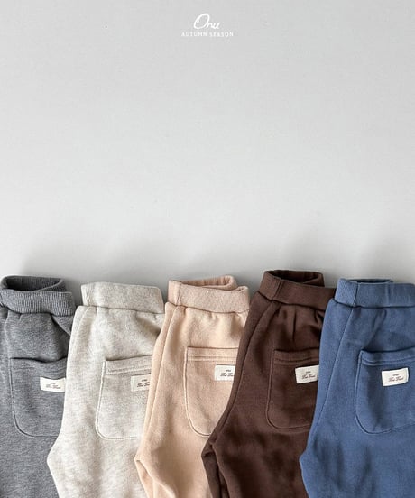 予約 ONU Color jogger pants