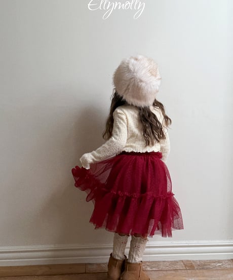 予約Elly Molly Meringue Nallnalli Knit Tee