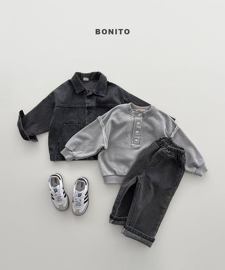 予約 bonito Steamed denim pants