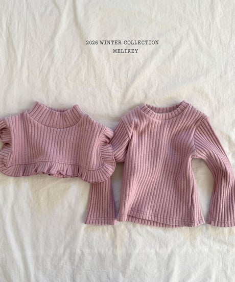予約 melikey Cape frill Tee