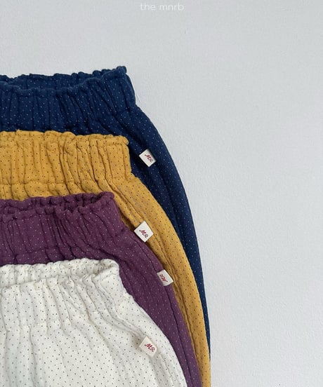 予約minirobe Chubby 8-part pants