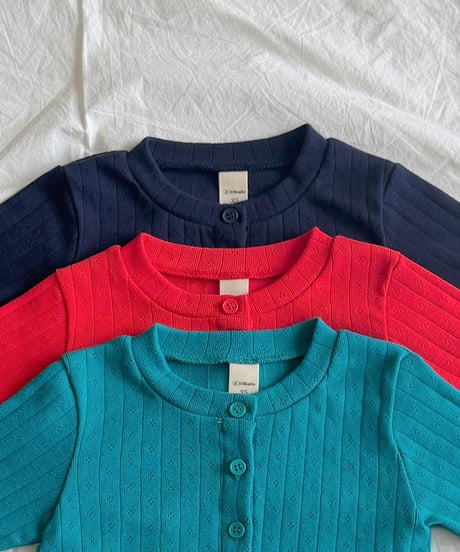 予約 ninibello Melville Ilet Cardigan