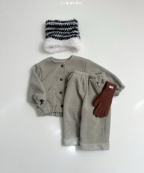 予約minirobe Roll-up day pants