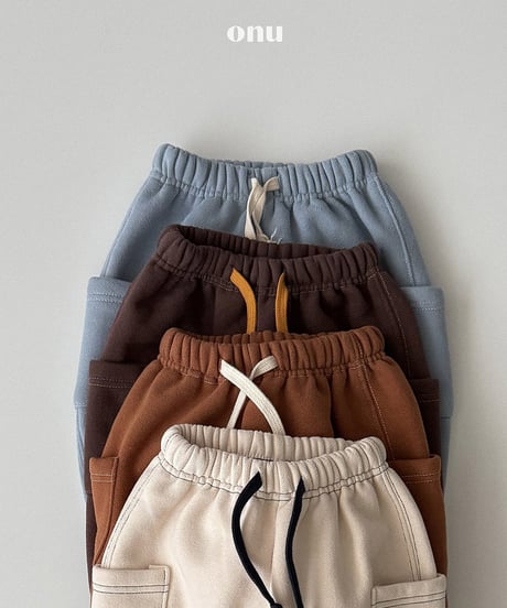 予約 ONU Pocket soft jogger pants