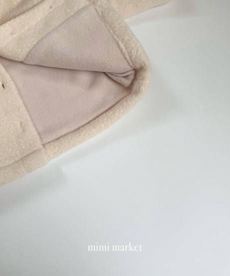 予約 mimi market Wool sailor coat