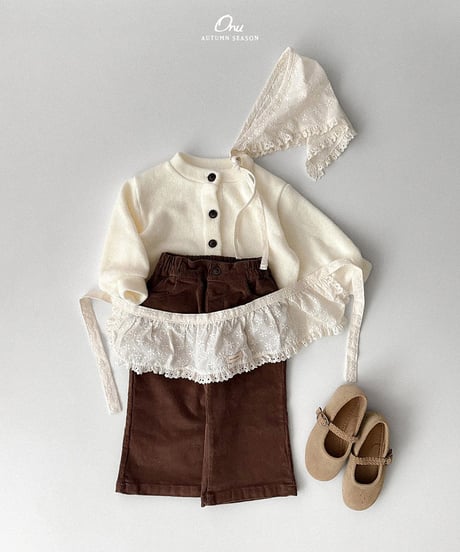 予約 ONU Cotton candy cardigan
