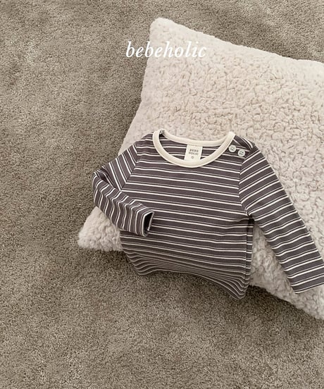 予約 bebeholic Toto stripe Tee