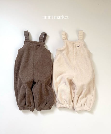 予約 mimi market Egg suspender pants