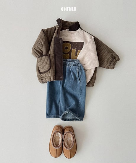 予約 ONU Wide kimono jeans