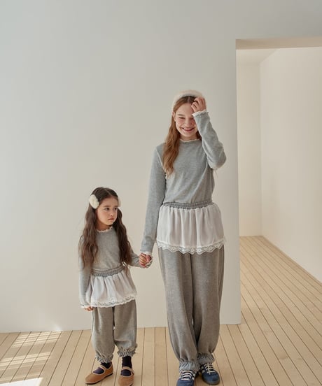 予約 momoann Lily Turtleneck T-shirt (ママとお揃い)