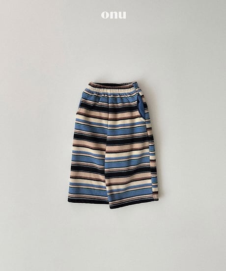 予約 ONU Rainbow rice cake pants