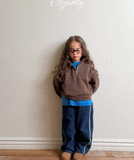 予約Elly Molly Arden Wool Half-Zip