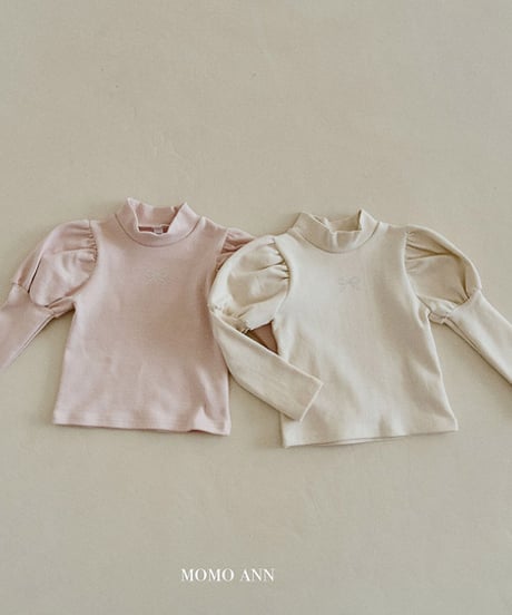 予約 momoann Peach puff Tee