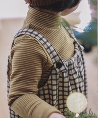 予約 ONU Soft Stripe Mock-Neck Tee