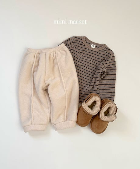 予約 mimi market Eggpin chin jogger pants