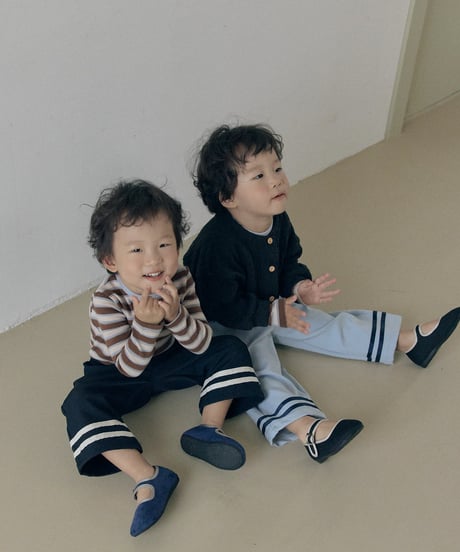 予約 The beige Tape Line Pants