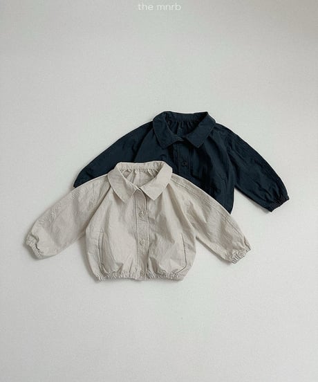 予約minirobe Ruffle short trench