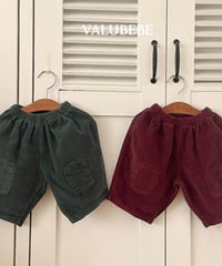 予約 valubebe Pantteok corduroy pants