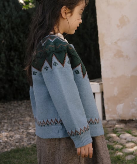 予約 OREN Oslo Reversible Knit Cardigan