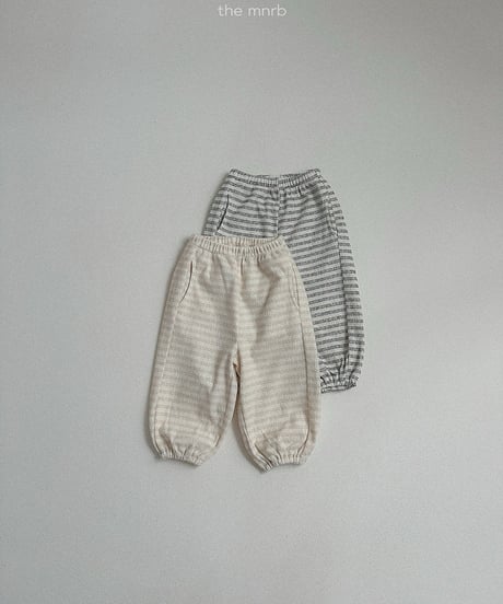 予約minirobe Day st jogger pants
