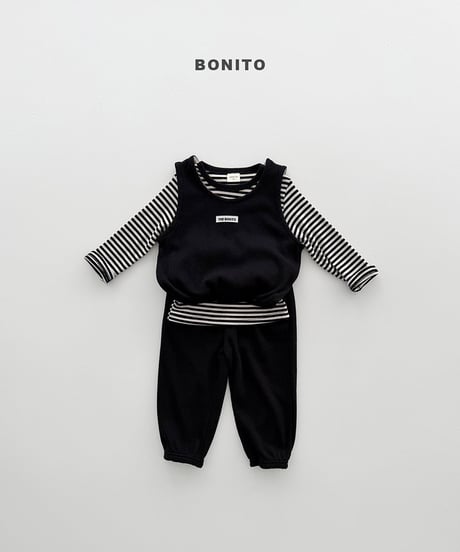 予約 bonito Mini waffle vest setup