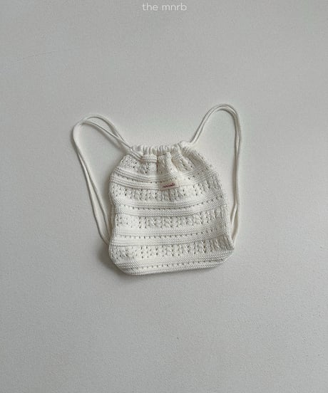 予約minirobe Croche knit bag