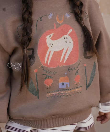 予約 OREN Romy Garden Fleece-Lined Two-Piece Set