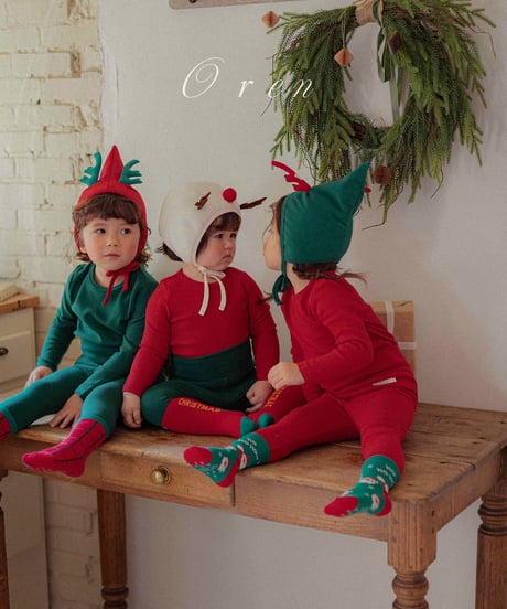 予約 OREN Ho Ho Santa Loungewear Set