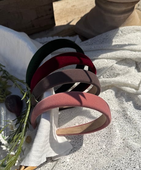 予約 OREN Velvet Headband