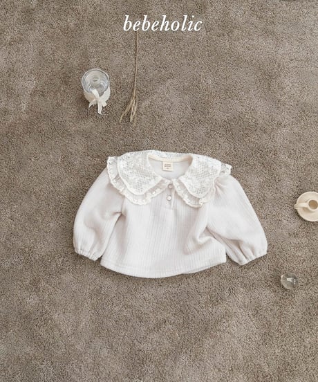 予約 bebeholic Maple collar tee