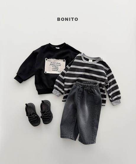 予約 bonito Brush denim pants