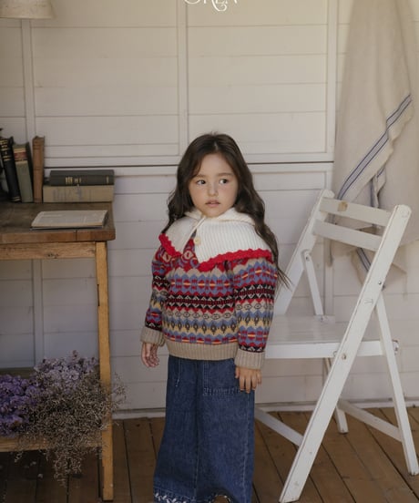 予約 OREN Adeline Multi Wool Knit(ママとお揃い)