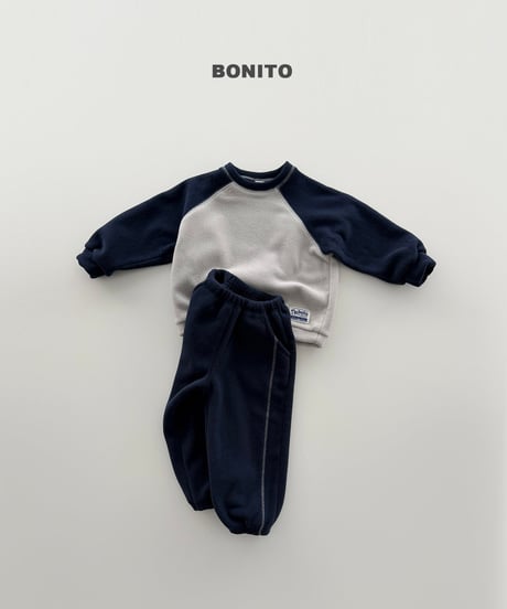 予約 bonito Two-Tone Raglan Set