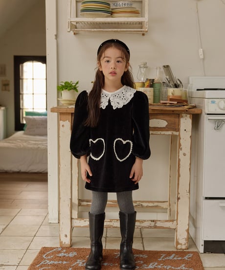 予約 melikey Two heart one-piece