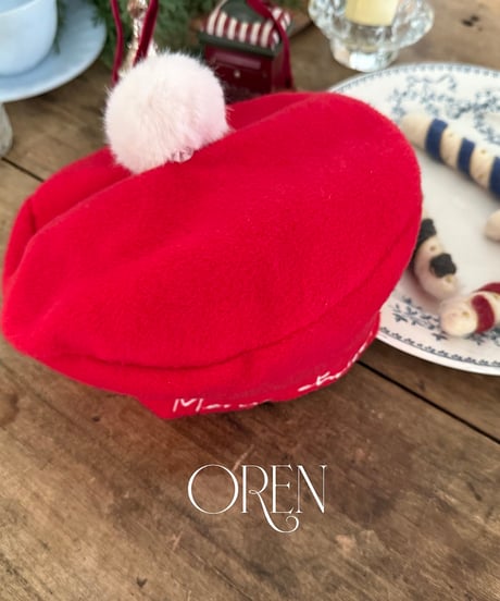 予約 OREN Eve Pom-Pom Beret