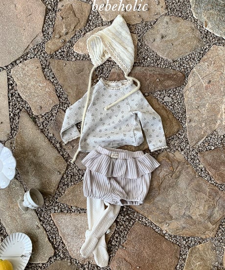 予約 bebeholic BB frill pants