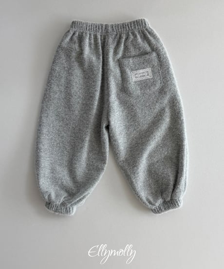予約Elly Molly Snow flower angol jogger pants