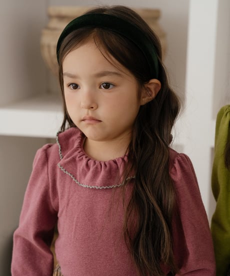 予約 OREN Blooming Frill Picot T-Shirt