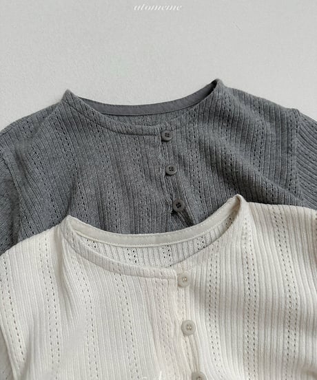 予約 atomeme Madeleine cardigan