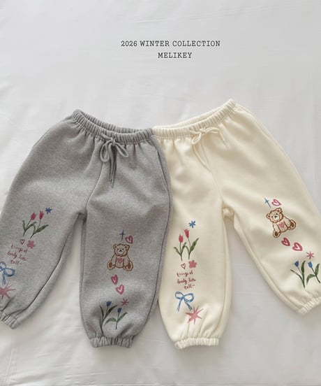 予約 melikey Picture play jogger pants