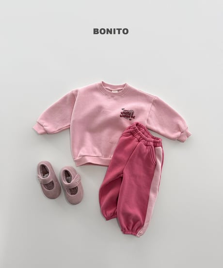 予約 bonito Side-Color-Block Jogger Pants