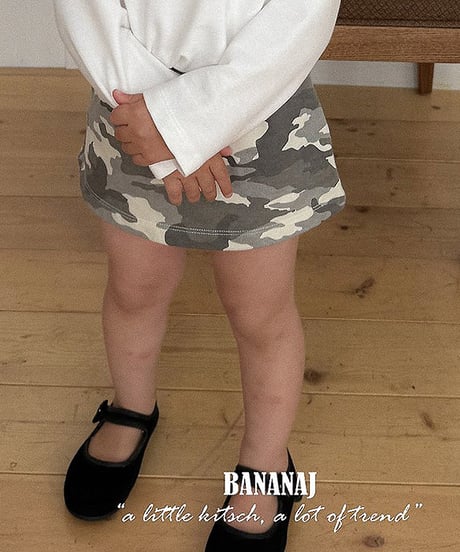 予約 banana.j Camo peanut skirt