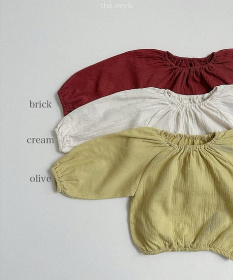 予約minirobe Balloon blouse
