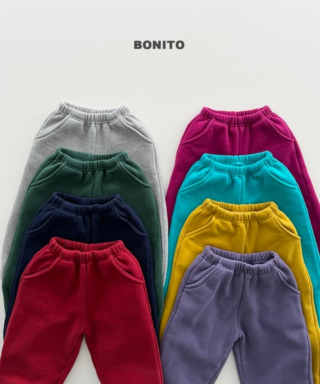 予約 bonito Fleece Jogger Pants