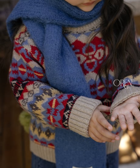 予約 OREN Adeline Multi Wool Knit(ママとお揃い)
