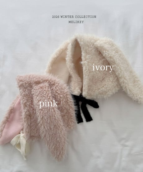 予約 melikey Rabbit hat