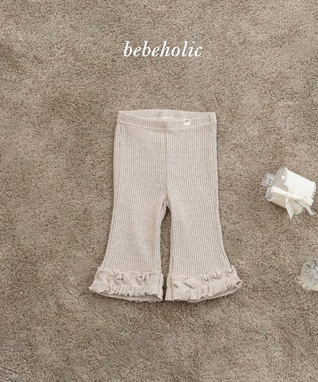 予約 bebeholic Lily boots cut pants