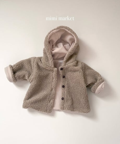 予約 mimi market Dumbled Hood Coat